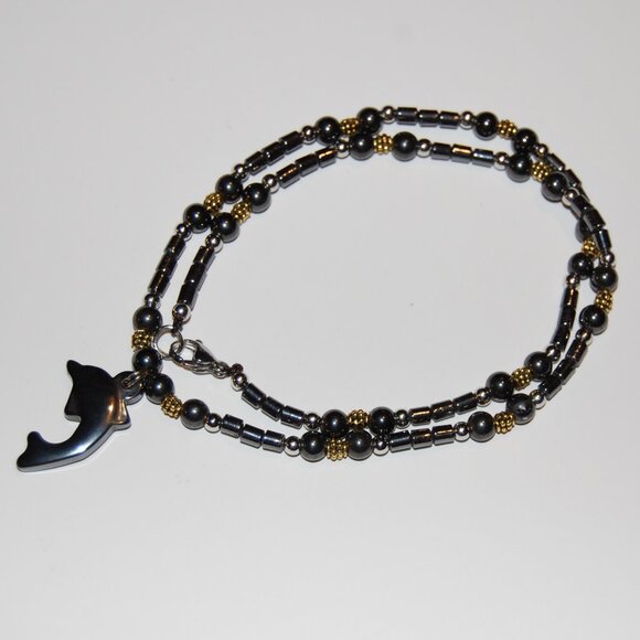 Dolphin Necklace,Magnetic Necklace,Dolphin Magnetic Necklace,Healthy Necklace - Picture 3 of 4